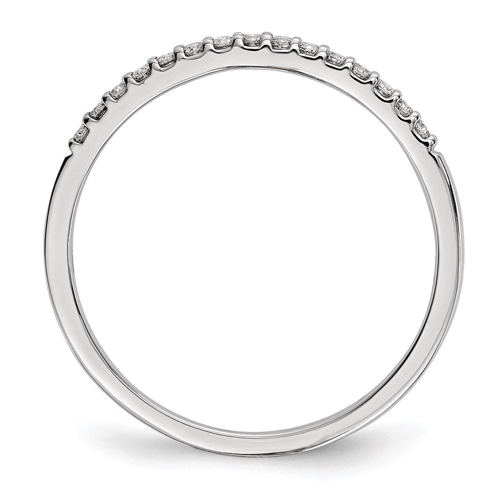 14k White Gold Real Diamond Ring