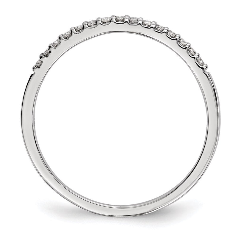 14k White Gold Real Diamond Ring
