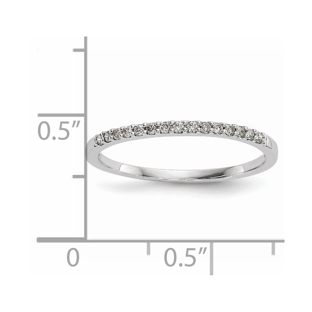 14k White Gold Real Diamond Ring