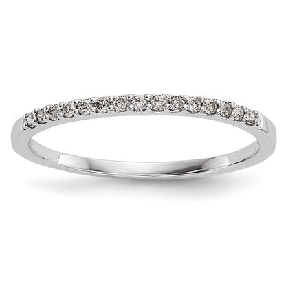 14k White Gold Real Diamond Ring