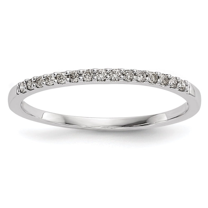 14k White Gold Real Diamond Ring