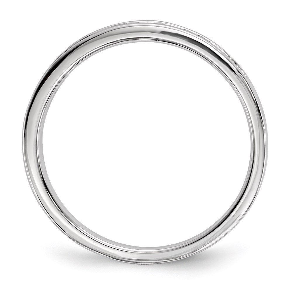 14k White Gold Real Diamond Ring