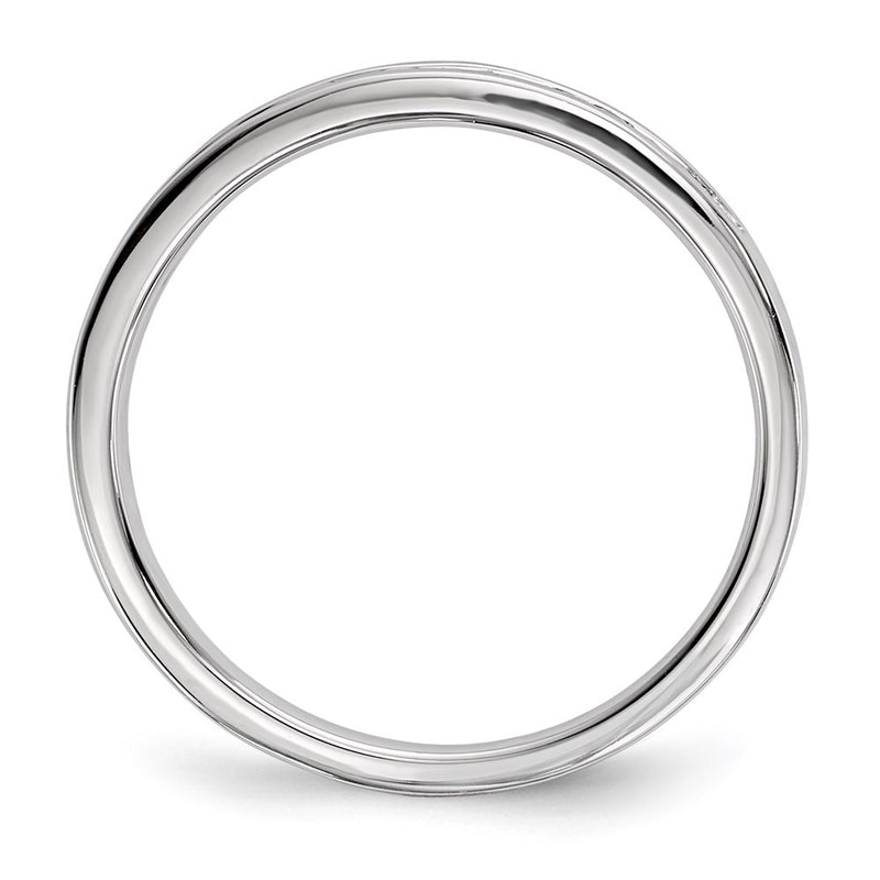 14k White Gold Real Diamond Ring