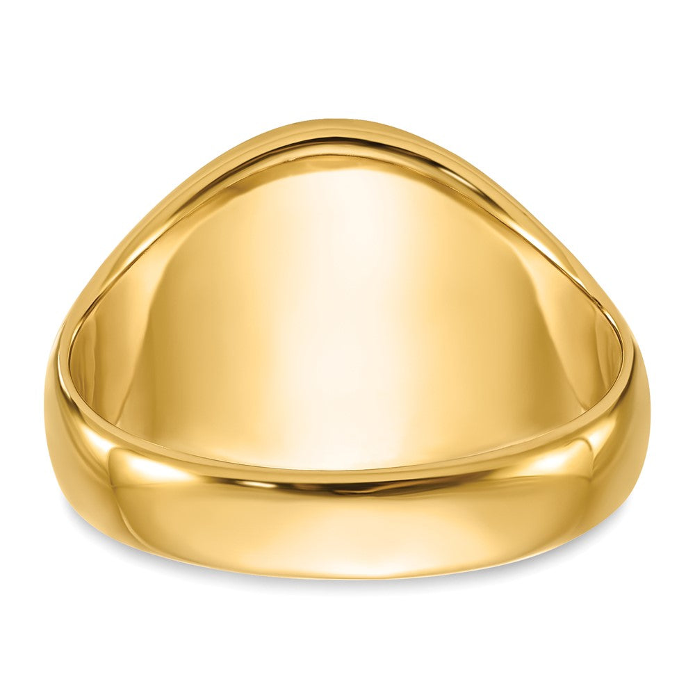 Solid 14k Yellow Gold Men's Masonic Ring