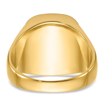 Solid 14k Yellow Gold Men's Masonic Ring