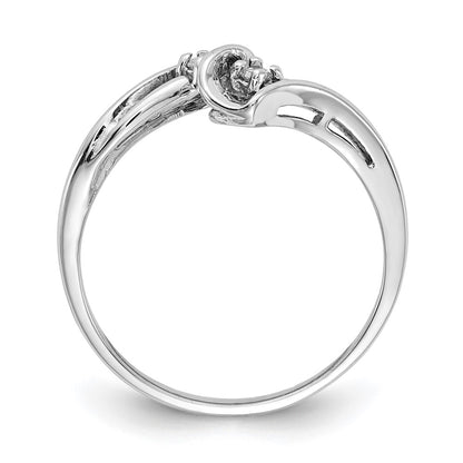 14k White Gold A Real Diamond ring