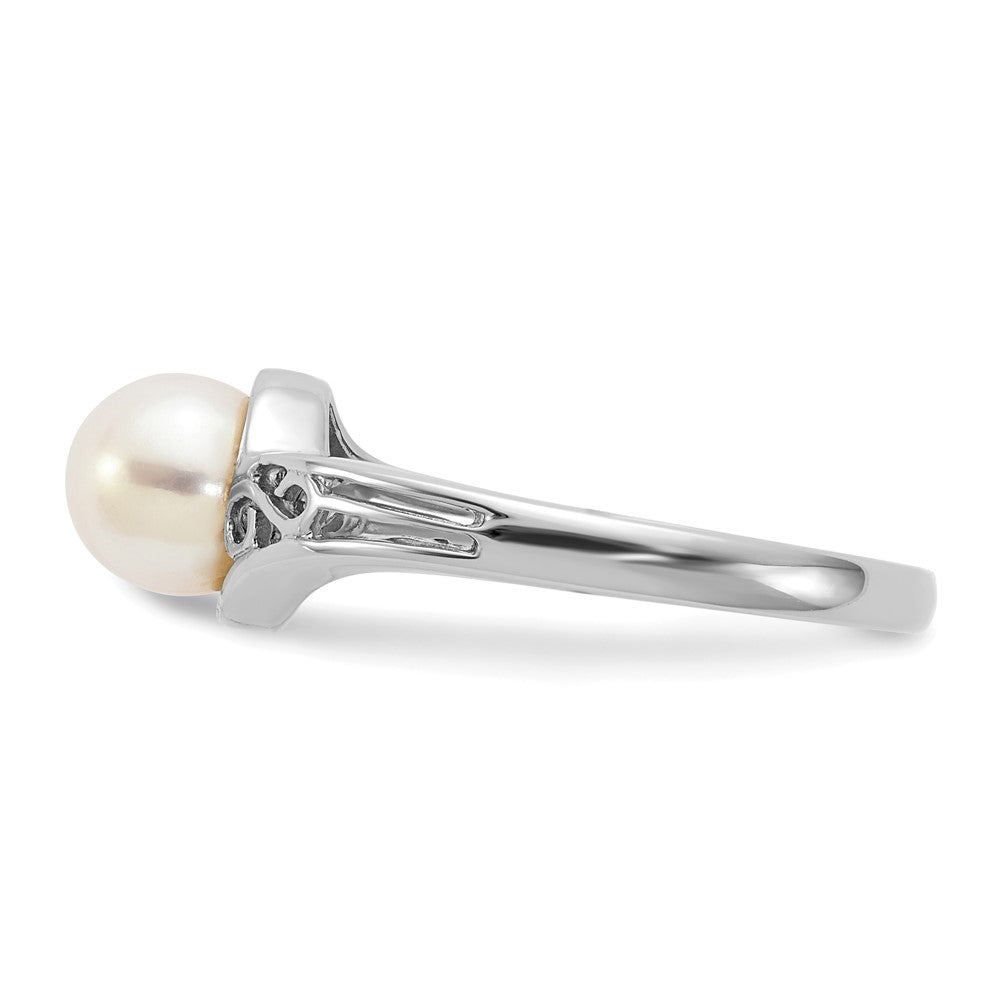 14k White Gold FW Cultured Pearl FW Cultured Pearl ring