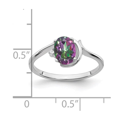 14k White Gold AA Real Diamond ring