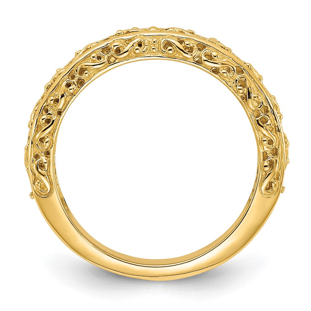 14K Yellow Gold Anniversary Band