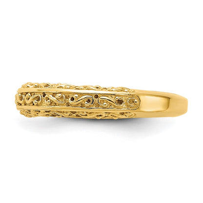 14K Yellow Gold Anniversary Band