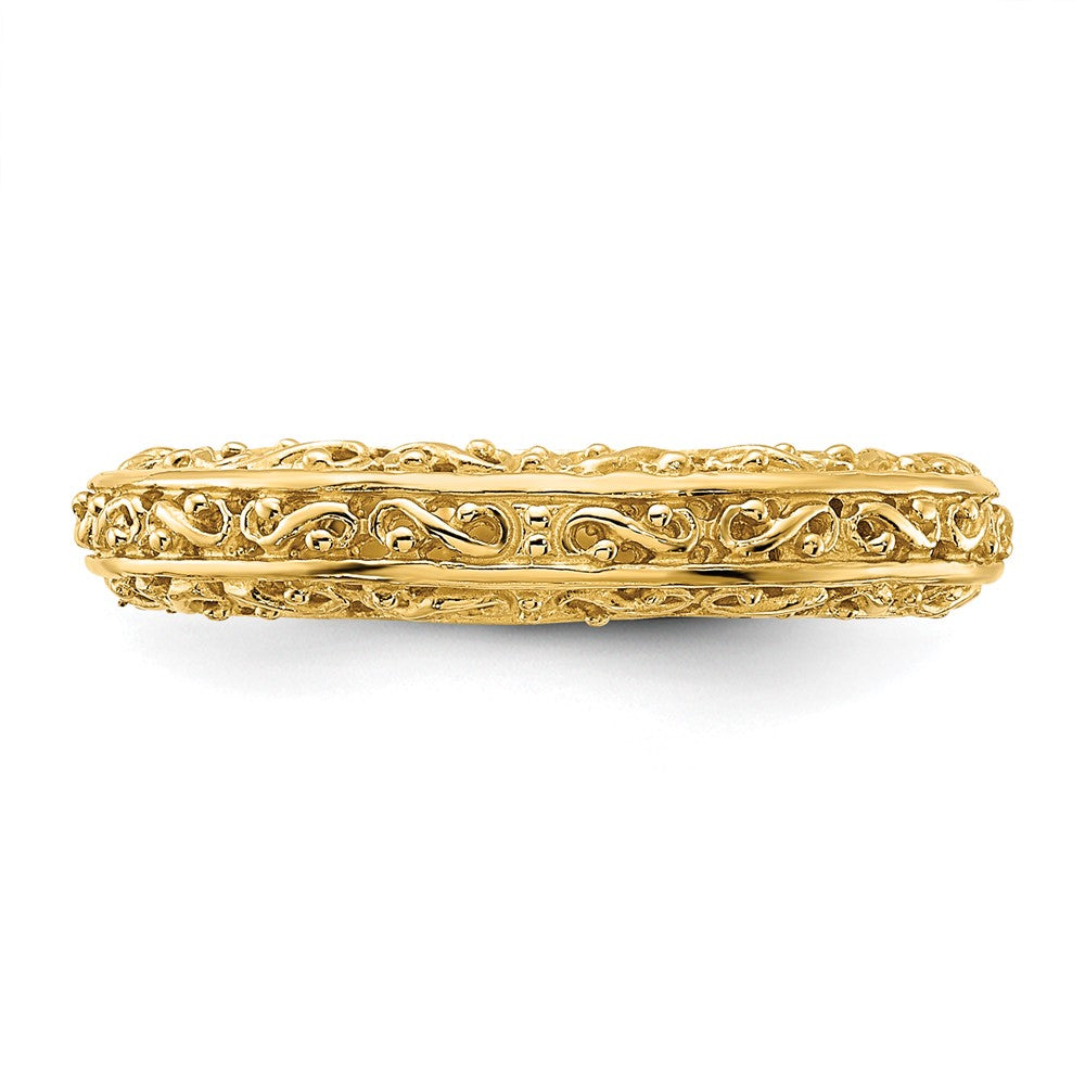 14K Yellow Gold Anniversary Band