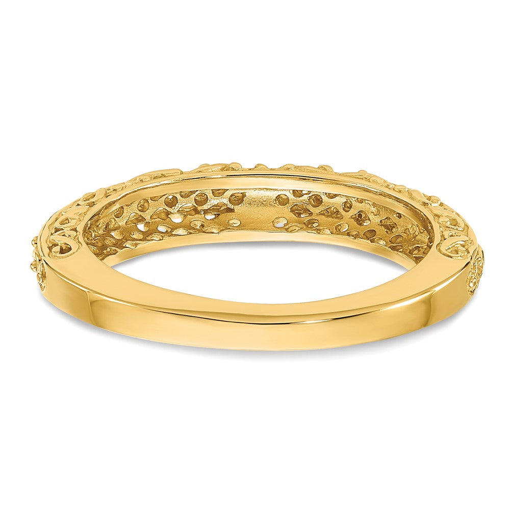 14K Yellow Gold Anniversary Band