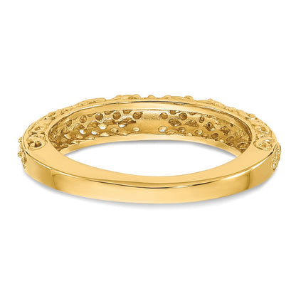 14K Yellow Gold Anniversary Band