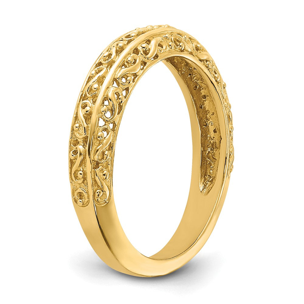 14K Yellow Gold Anniversary Band