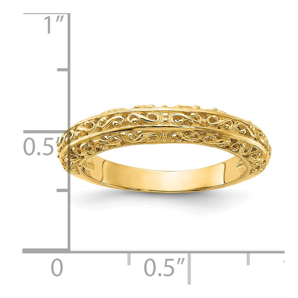 14K Yellow Gold Anniversary Band