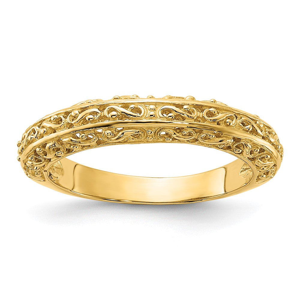 14K Yellow Gold Anniversary Band