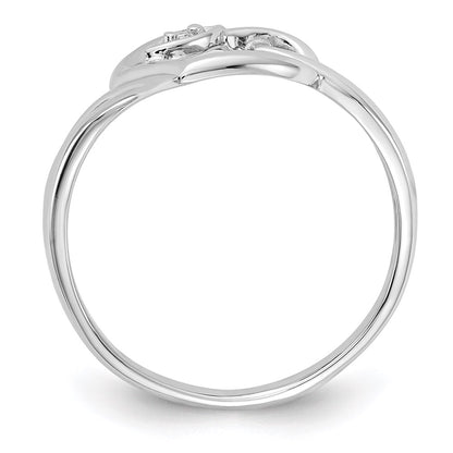 14K Yellow Gold A Real Diamond heart ring