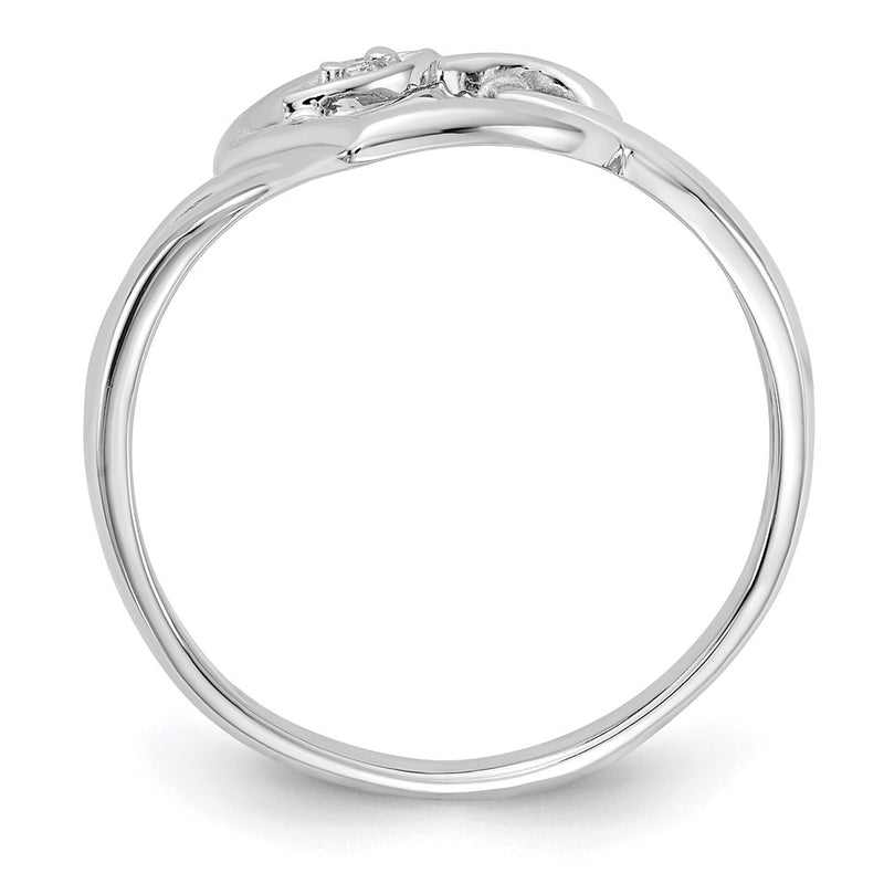 14K Yellow Gold A Real Diamond heart ring