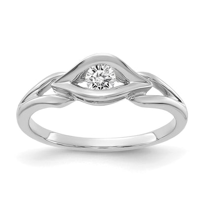 14k White Gold VS Diamond ring