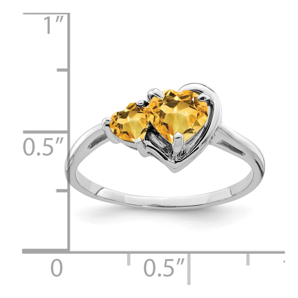 14k White Gold Gemstone Ring