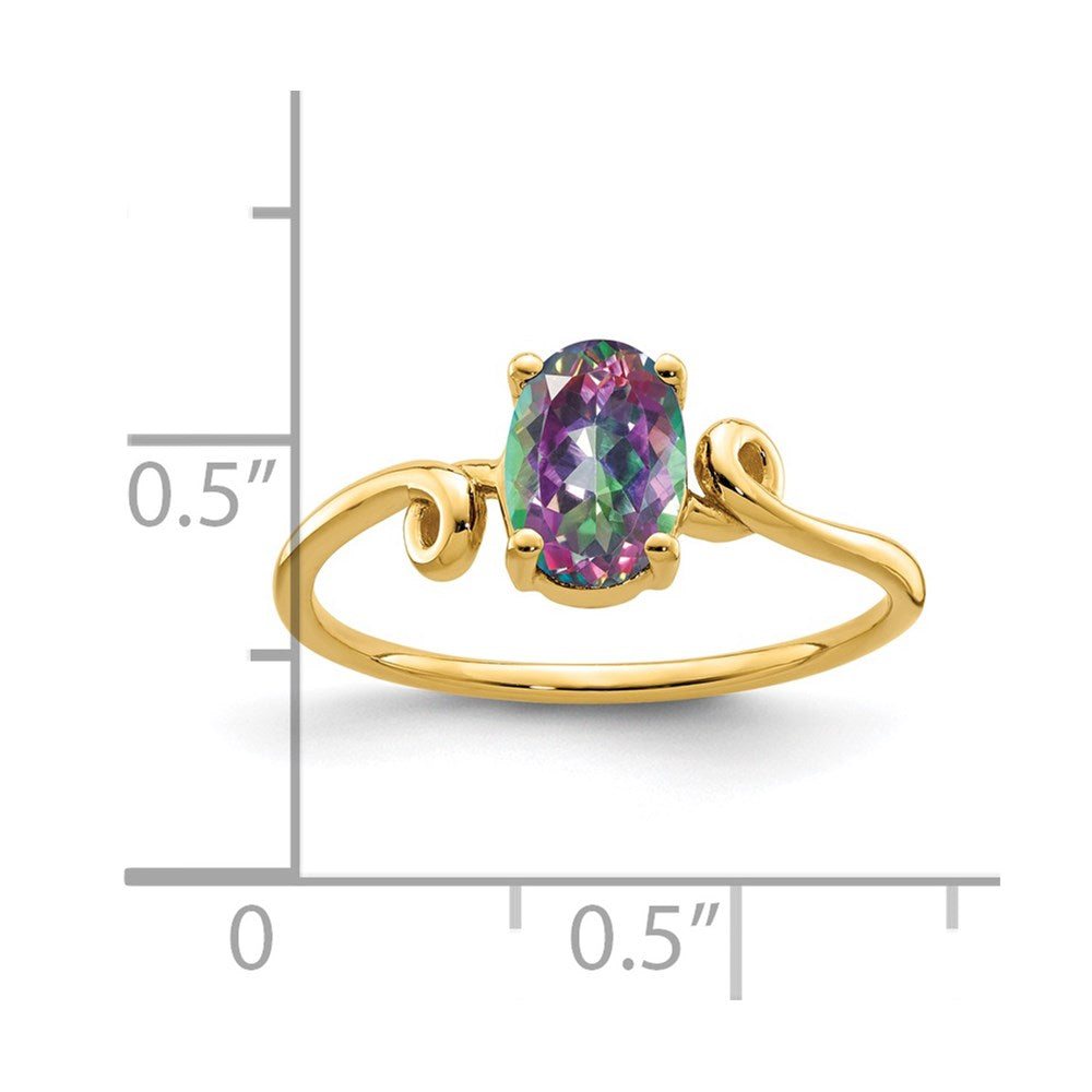14K Yellow Gold Polished Ring