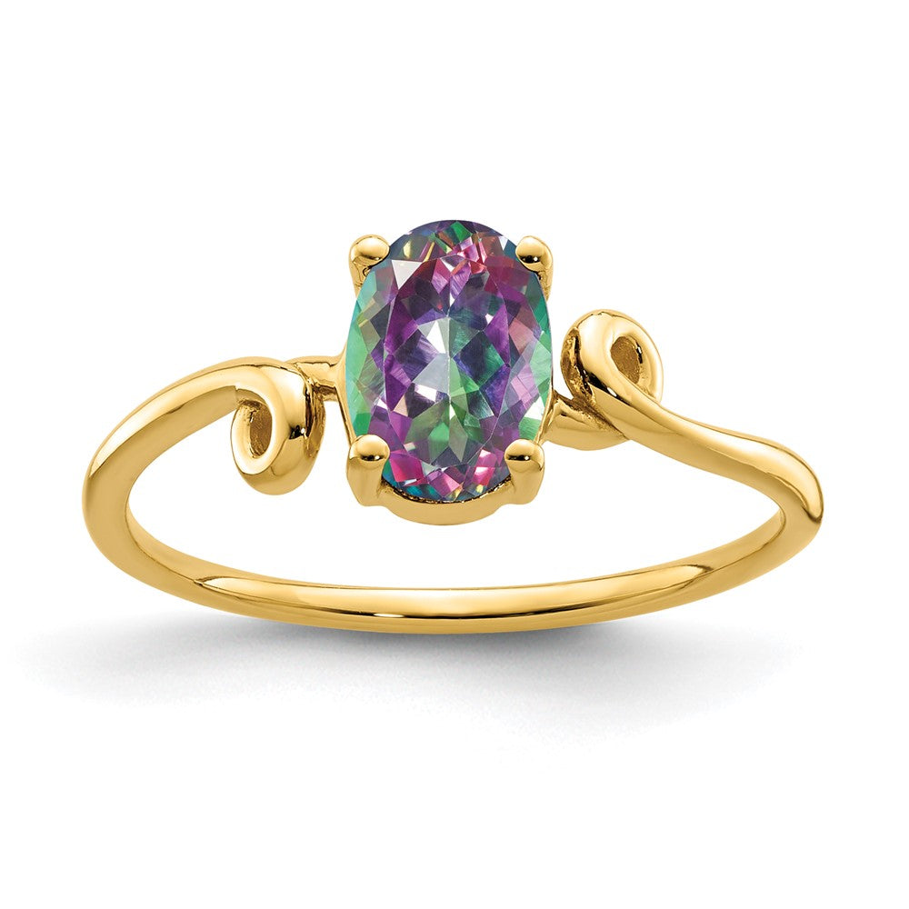 14K Yellow Gold Polished Ring