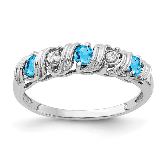 14k White Gold AA Real Diamond ring