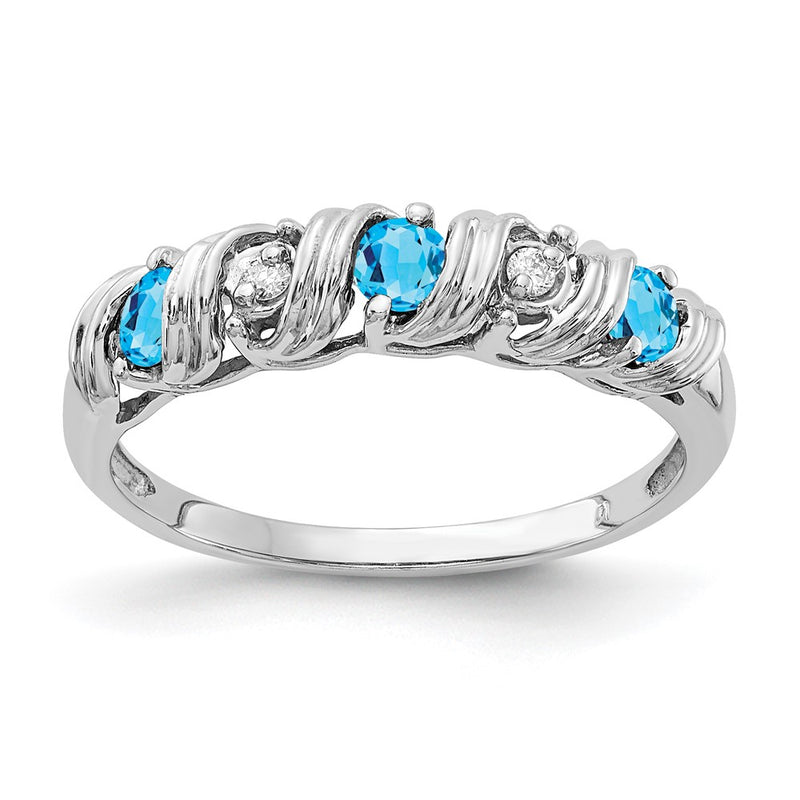 14k White Gold AA Real Diamond ring