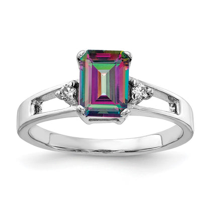 14k White Gold AA Real Diamond ring