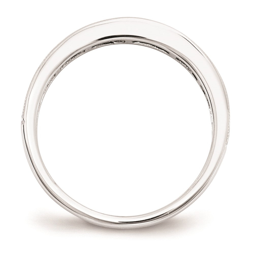 14k White Gold Emerald Ring
