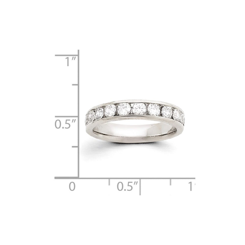 14K White Gold A Real Diamond Ring