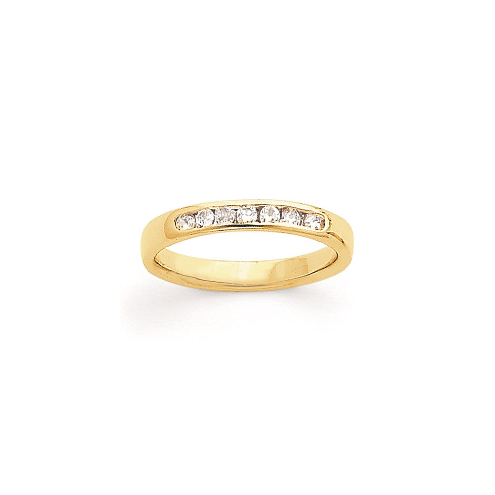14k Yellow Gold AA Diamond Ring