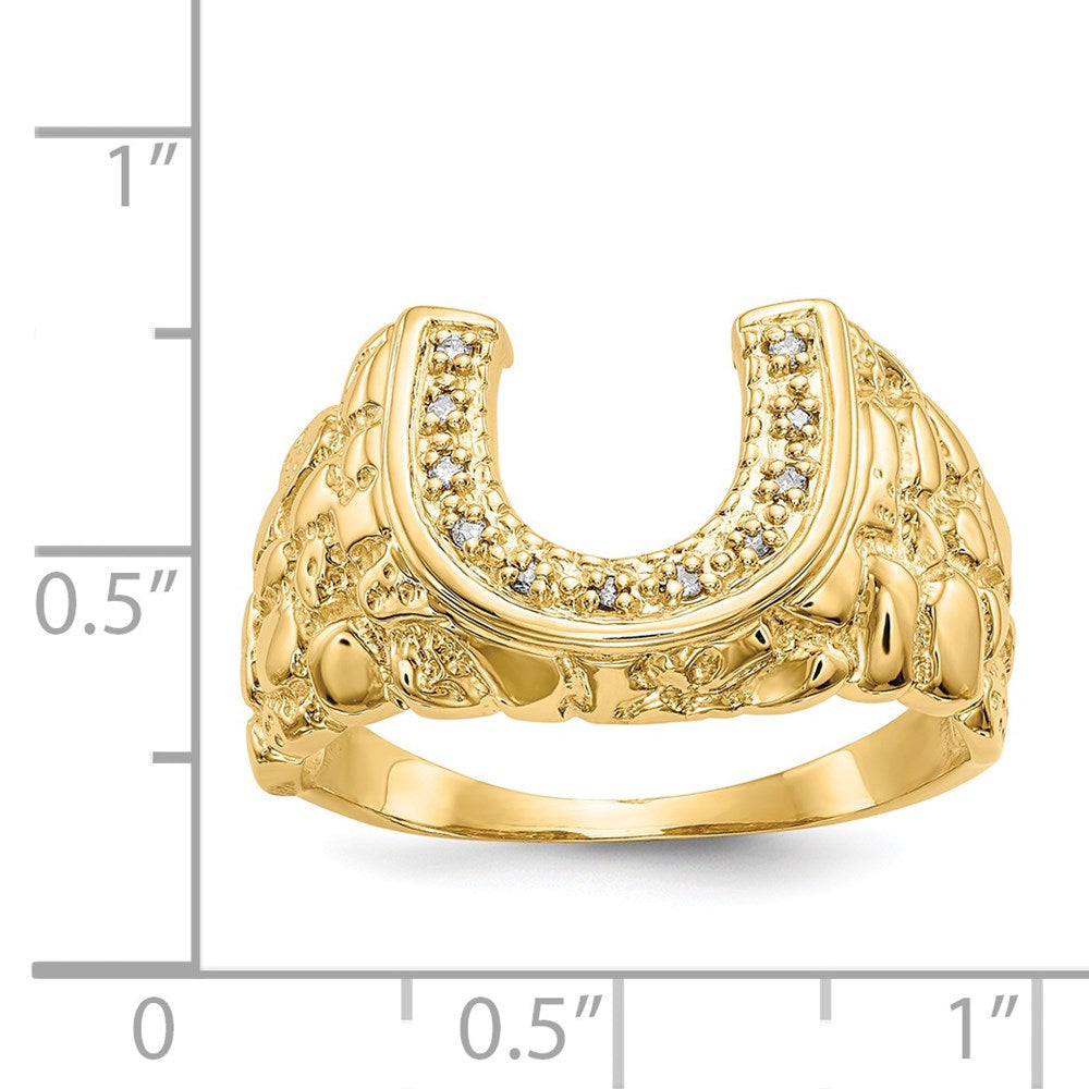 14K Yellow Gold AA Dia Ring
