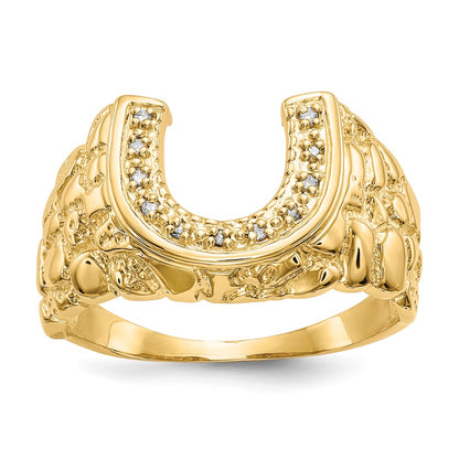 14K Yellow Gold A Real Diamond Ring
