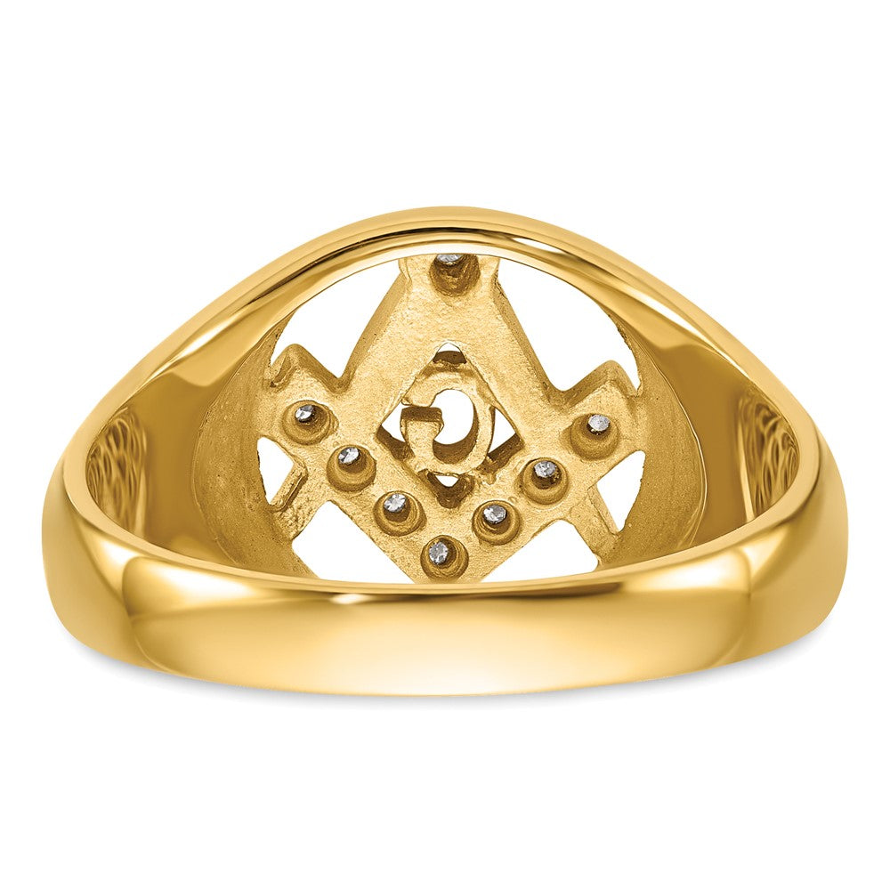 14K Yellow Gold A Dia Ring