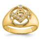14K Yellow Gold A Dia Ring