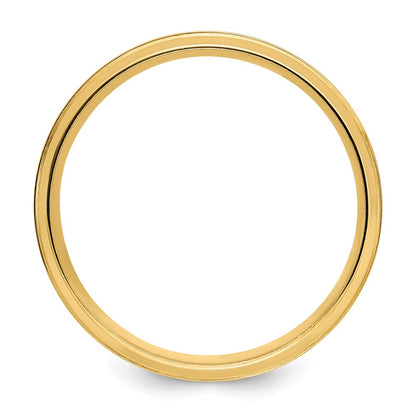 Solid 10K Yellow Gold Rose Gold Standard Comfort Fit Brush Satin Fancy Men's/Women's Wedding Band Ring Size 7