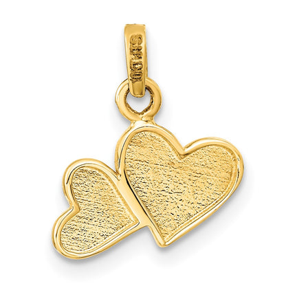 14k Yellow Gold Polished Heart Pendant