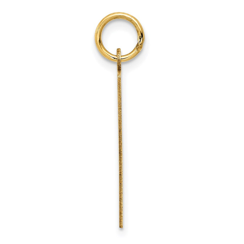 14k Yellow Gold Sunday the First Day Calendar Pendant