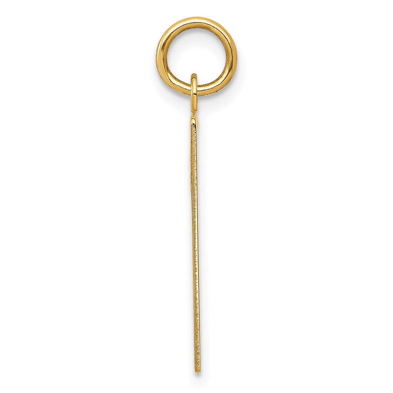 14k Yellow Gold Thursday the First Day Calendar Pendant