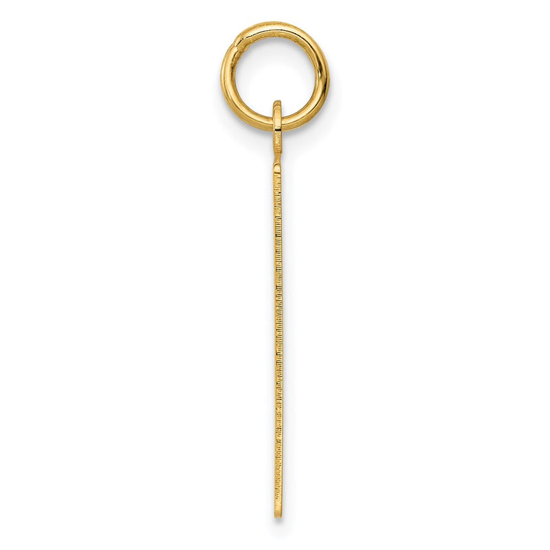 14k Yellow Gold Friday the First Day Calendar Pendant