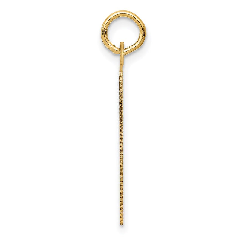 14k Yellow Gold Saturday the First Day Calendar Pendant