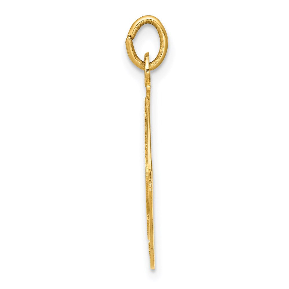 14k Yellow Gold U.S. ARMY  Insignia Disc Pendant