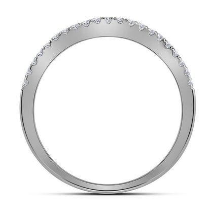 14k White Gold Princess Diamond Bridal Wedding Ring Set 1-1/2 Cttw