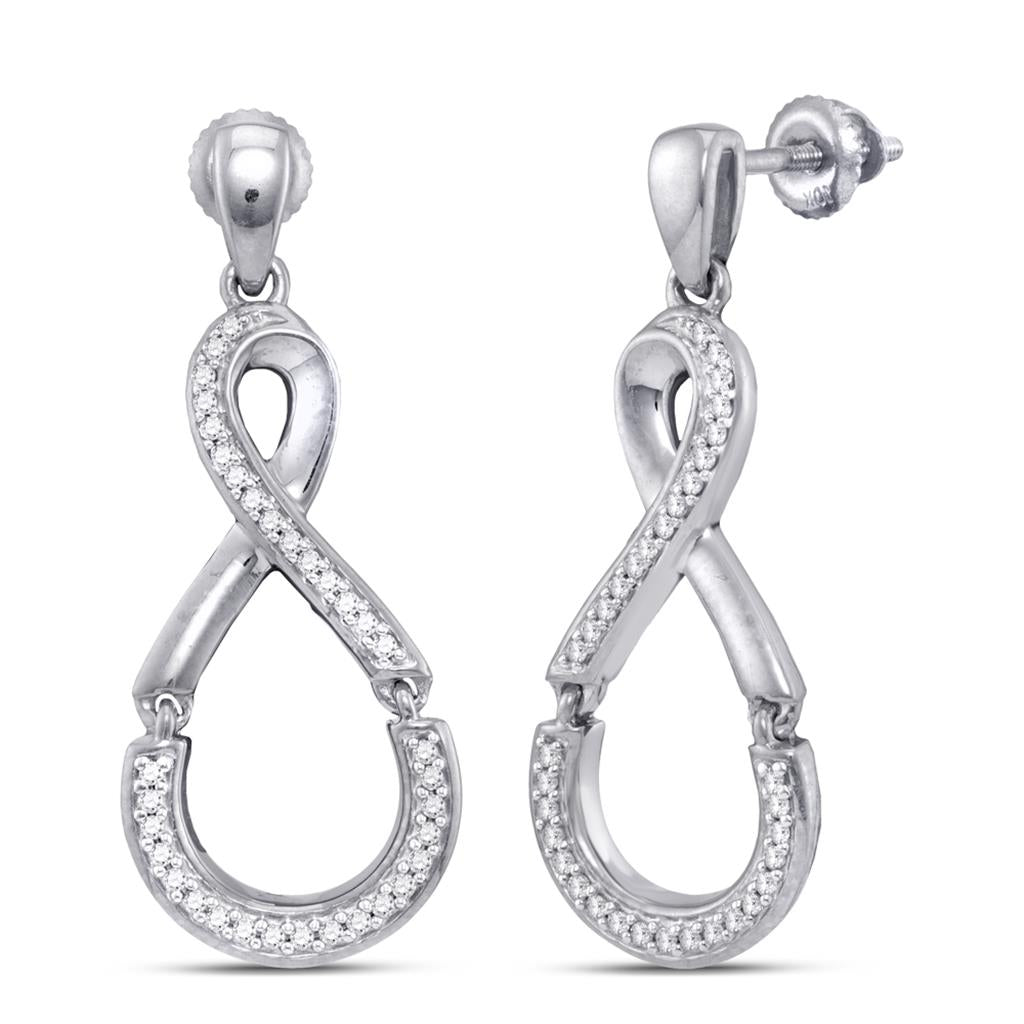 1/5CTW-Diamond GIFT DANGLING EARRING
