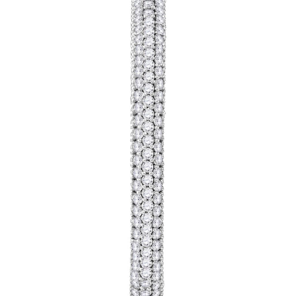 6  5/8CTW-Diamond HOOPS EARRINGS