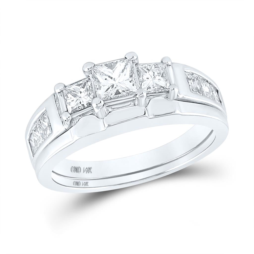 1 1/3CT-Diamond 3/8-CPR 2*1/5SPR BRIDAL SET