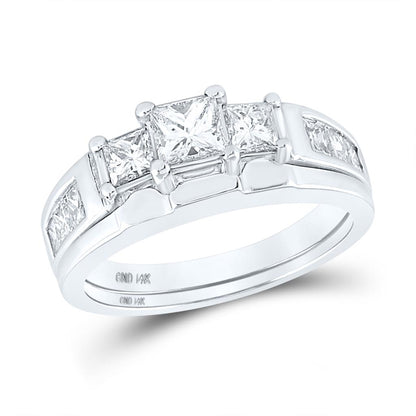 1 1/3CT-Diamond 3/8-CPR 2*1/5SPR BRIDAL SET