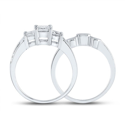 1 1/3CT-Diamond 3/8-CPR 2*1/5SPR BRIDAL SET