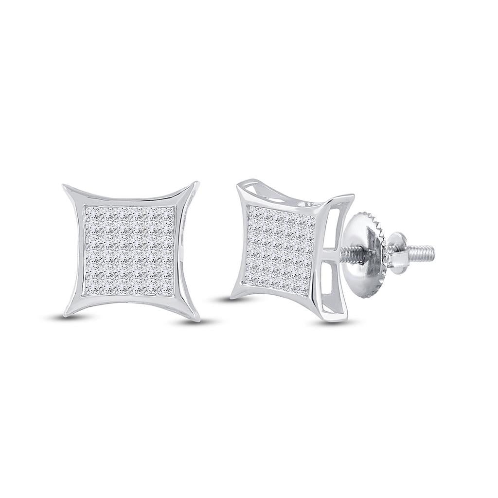 1/2CT-Diamond INVISIBLE EARRING